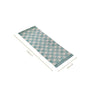 Teal Tide Fringe Cotton Floor Runner 130x50cm