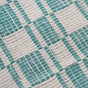 Teal Tide Fringe Cotton Floor Runner 130x50cm