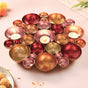 Decorative Tea Light Holder Plate For Table Top Pink