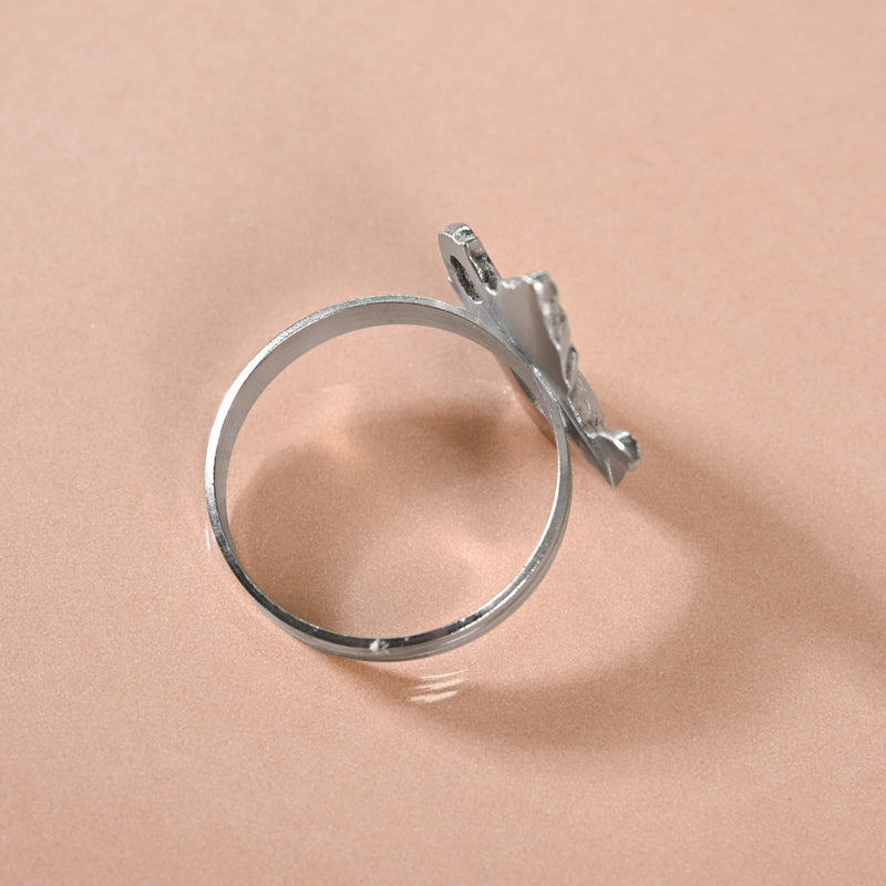 Teapot Pure Brass Napkin Ring With Silver Polish Set Of 6