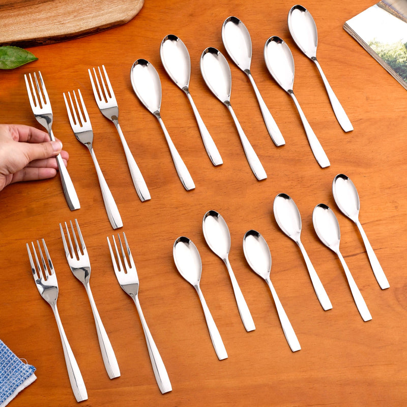 Teardrop Stainless Steel Cutlery Set Of 18