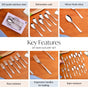 Teardrop Stainless Steel Cutlery Set Of 18