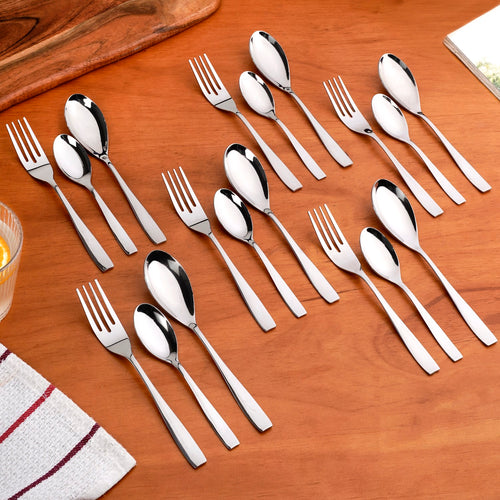 Teardrop Stainless Steel Cutlery Set Of 18