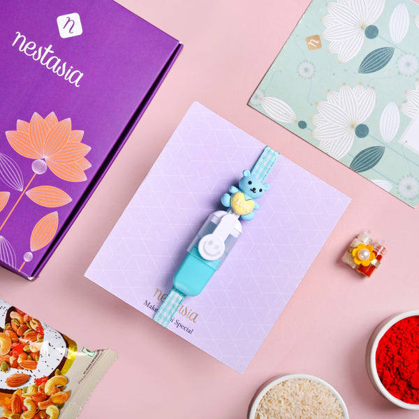 Teddy Love Rakhi Gift Set