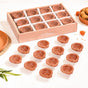 Sunflower Motif Pure Terracotta Clay Diyas Set Of 48