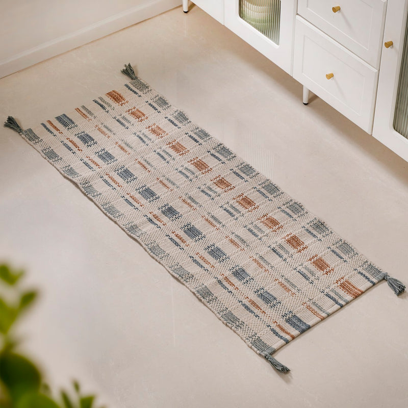 Terracotta Drift Bedside Kitchen Floor Runner 130x50cm