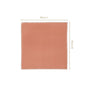 Terracotta Embroidered Edges Table Napkin Set Of 4
