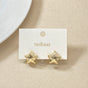 Textured Star Studs