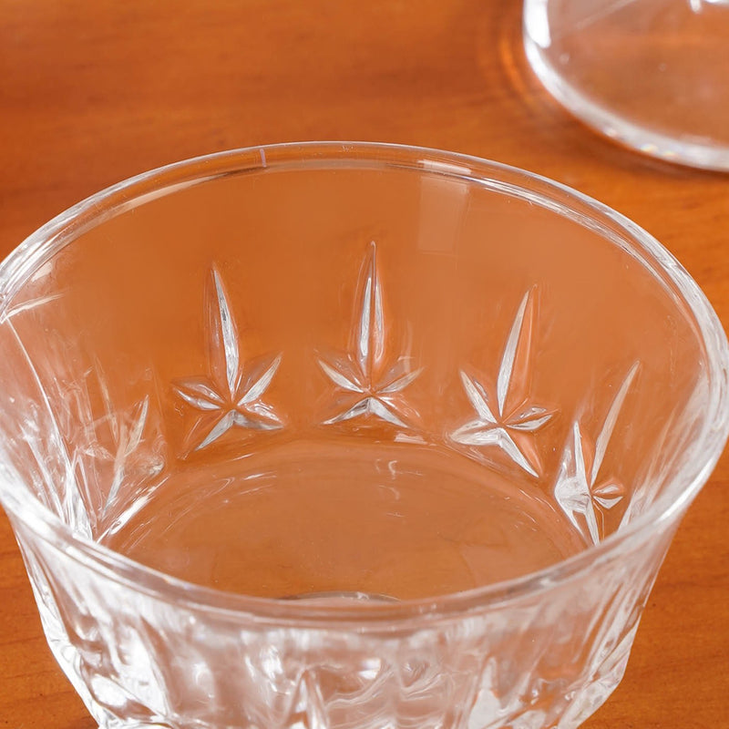 Textured Thick Stem Dessert Bowls Set Of 6 120ml