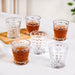Textured Drinking Glass Set Of 6 245ml