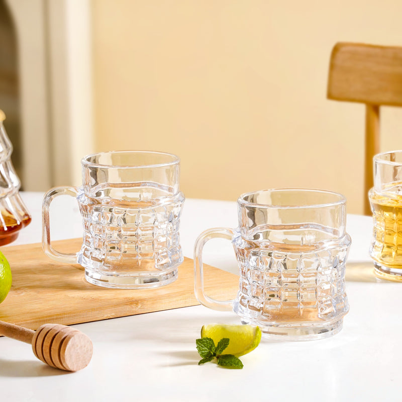Textured Tea Cup Set Of 6 165ml