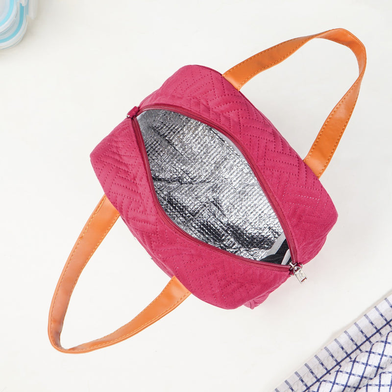 Thermal Insulated Office Lunch Bag Pink