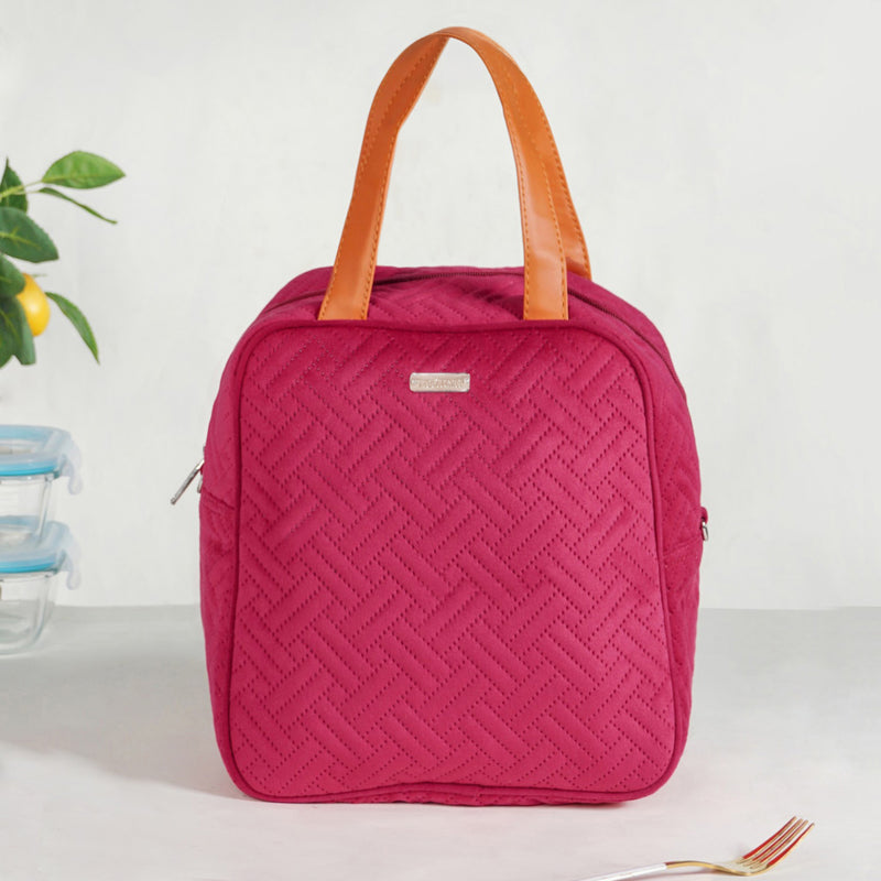 Thermal Insulated Office Lunch Bag Pink