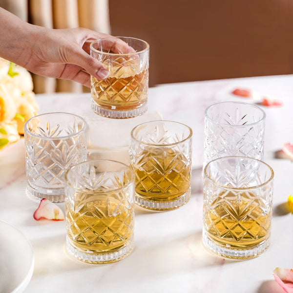 Luxe Whiskey Glass Set Of 6 250ml