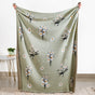 Daisy Delight Pure Cotton Throw Blanket