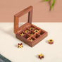 Wooden Tic Tac Toe Box