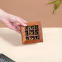 Wooden Tic Tac Toe Box