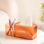 Tissue Paper Holder With Organizer Amber