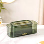 Tissue Storage Holder With Organizer Green