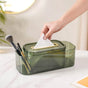 Tissue Storage Holder With Organizer Green