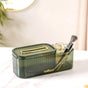 Tissue Storage Holder With Organizer Green