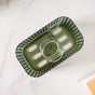 Tissue Storage Holder With Organizer Green