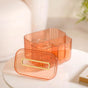 Multipurpose Tissue Paper Box With Compartments Amber