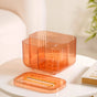 Multipurpose Tissue Paper Box With Compartments Amber