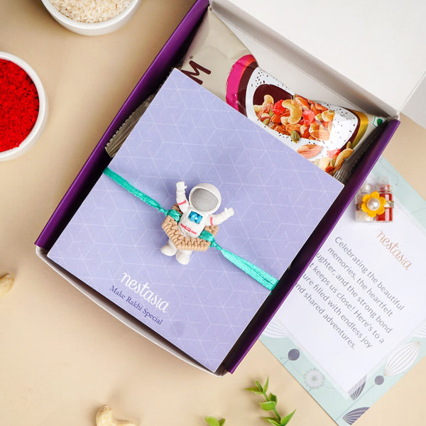 To The Moon And Back Astronaut Rakhi Set For Kids