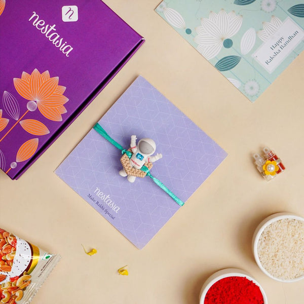 To The Moon And Back Astronaut Rakhi Set For Kids