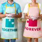 Together Forever Couple Apron Set