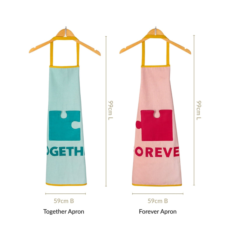 Together Forever Couple Apron Set