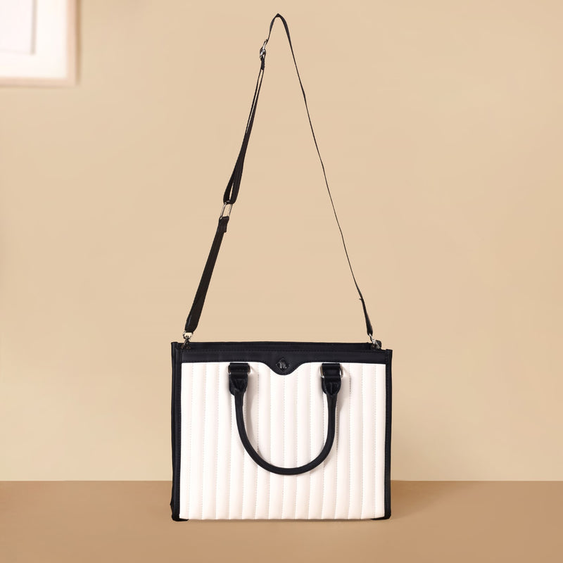 Ultra Chic Tote Handbag For Women White