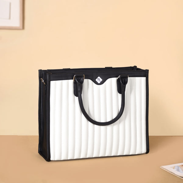 Ultra Chic Tote Handbag For Women White