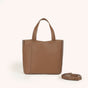 Nara Brown Tote Bag With Sling