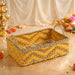 Traditional Handwoven Basket Yellow