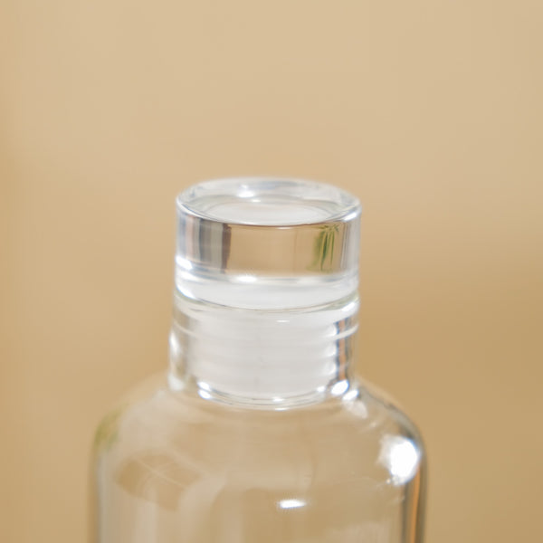 Transparent Borosilicate Glass Water Bottle Set Of 2 780ml