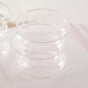Transparent Layered Donut Glass Set Of 2 400ml