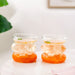 Transparent Layered Donut Glass Set Of 2 400ml