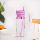 Citrify Large Spillproof Water Bottle With Fruit Infuser Pink Flamingo 1210ml