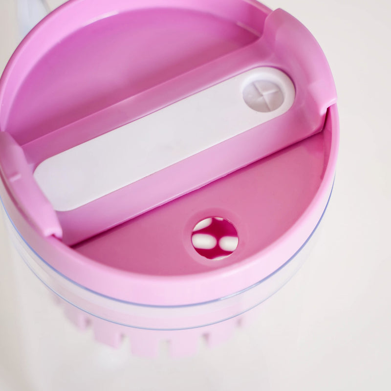 Transparent Water Bottle With Detachable Fruit Infuser 1300ml