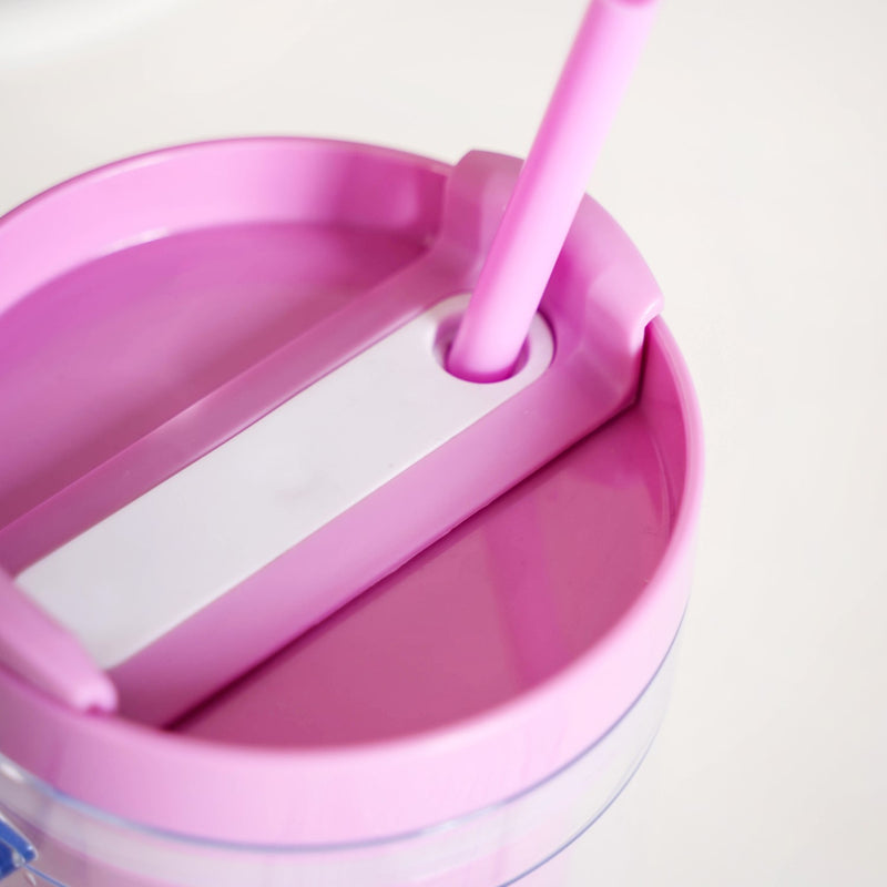 Transparent Water Bottle With Detachable Fruit Infuser 1300ml