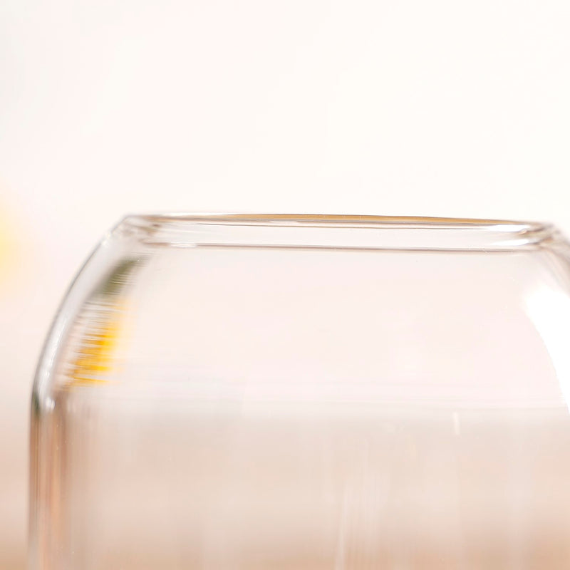 Transparent Glass Airtight Jar With Ball Cork Lid Set Of 2 1000ml