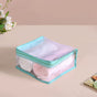 Travel Organiser Storage Bags In Aqua Set Of 3
