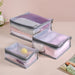 Travel Organiser Storage Bags In Grey Set Of 3