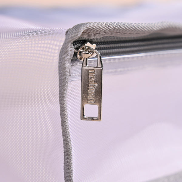 Travel Organiser Storage Bags In Grey Set Of 3