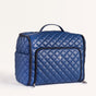 Blue Quilted Travel Bag