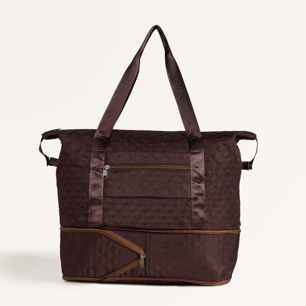 Montara Extendable Foldable Bag Dark Brown