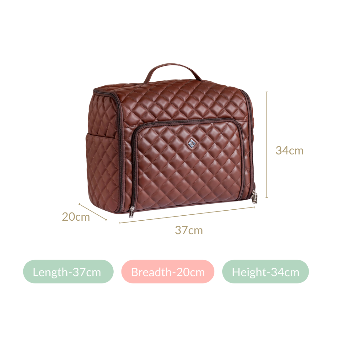 Brown Carry On Travel Bag