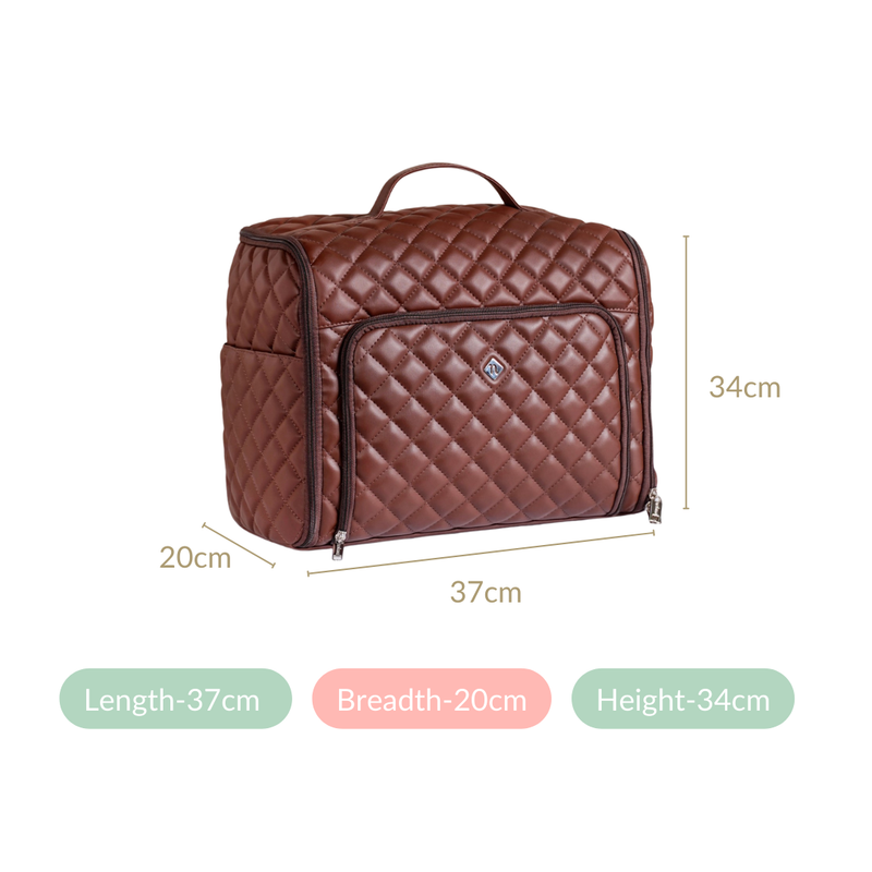 Brown Carry On Travel Bag